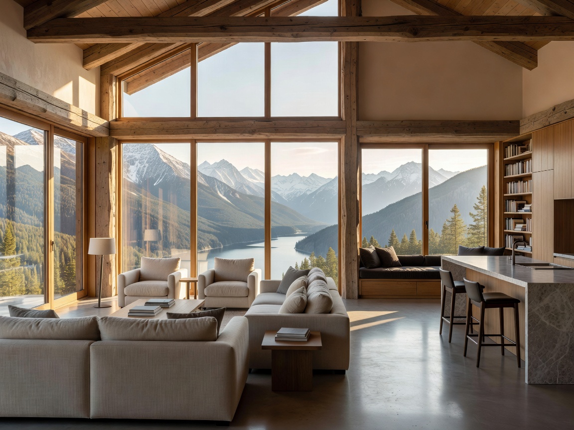 Expansive residential-style interior of a Panorama Retreat